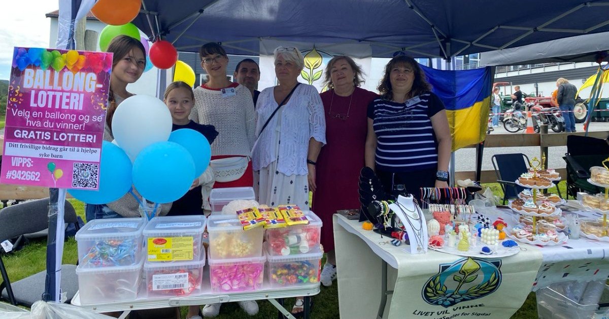 День громади Сігдалу 2025 (Bygdedagen): український стенд Livet vil vinne