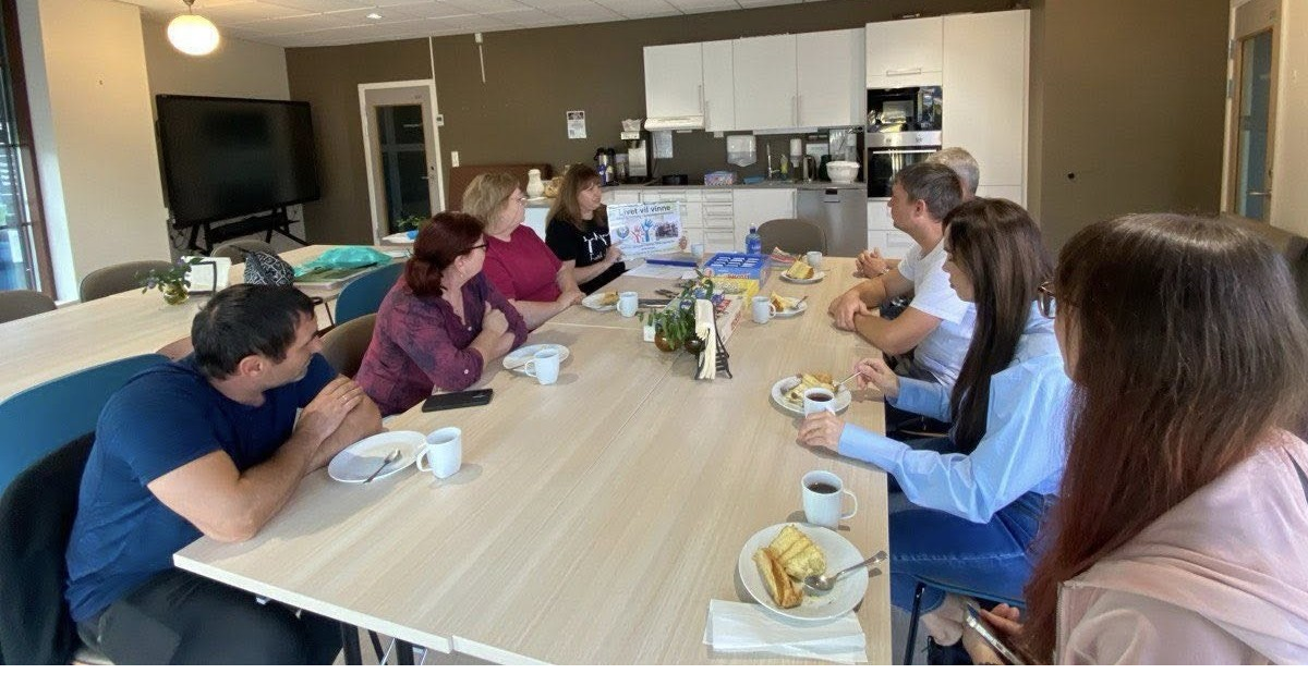 Мовне кафе в Престфосс, комуна Сігдал 2025: наша перша зустріч!